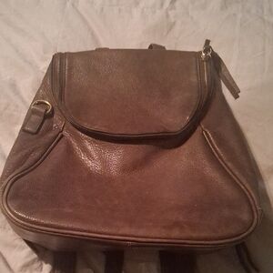 Osgoode Marley Joni Olive Leather Backpack